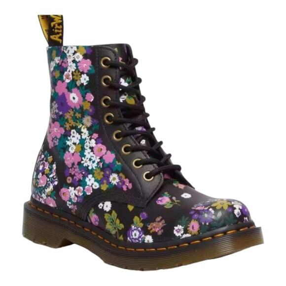 DR MARTENS 1460 PASCAL BOOTS UK 5 EU 38 US 7 VINTAGE FLORAL DOCS New! - Picture 8 of 16